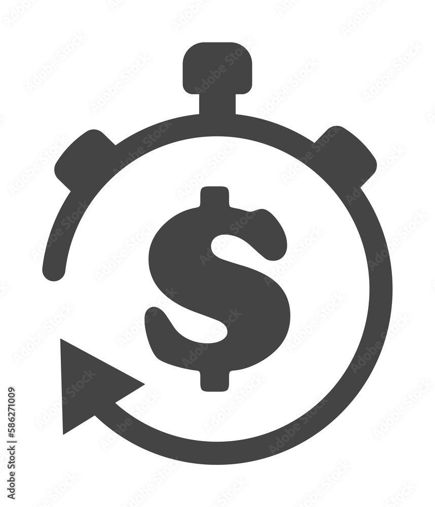 timer, dollar icon. Element of business plannin icon. Glyph icon for website design and development, app development. Premium icon timer, dollar icon. Element of business plannin icon. Glyph icon for website design and development, app development. Premium icon