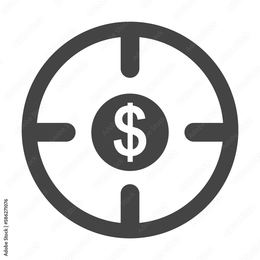 target, dollar icon. Element of business plannin icon. Glyph icon for website design and development, app development. Premium icon target, dollar icon. Element of business plannin icon. Glyph icon for website design and development, app development. Premium icon