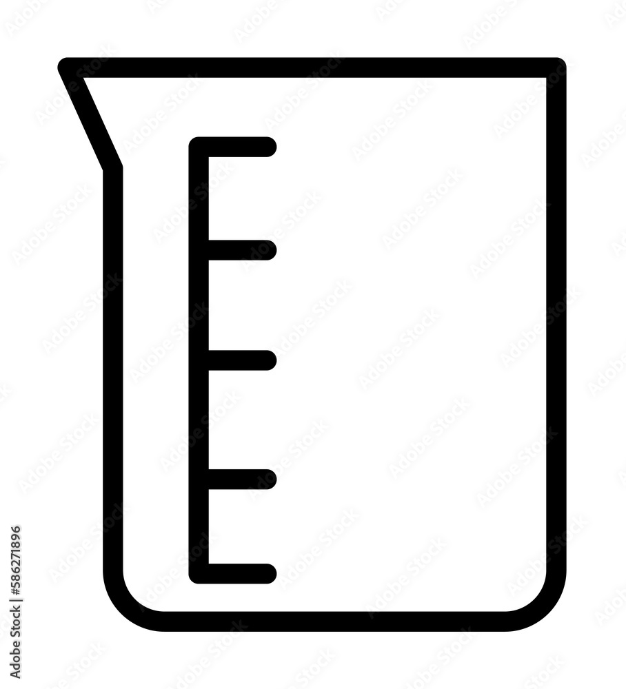 Flask, glass icon. Simple line, outline elements of stinks icons for ui and ux, website or mobile application Flask, glass icon. Simple line, outline elements of stinks icons for ui and ux, website or mobile application