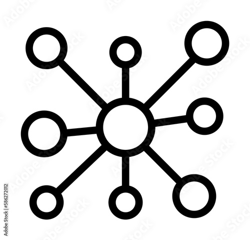 Atom, chemistry icon. Simple line, outline elements of stinks icons for ui and ux, website or mobile application