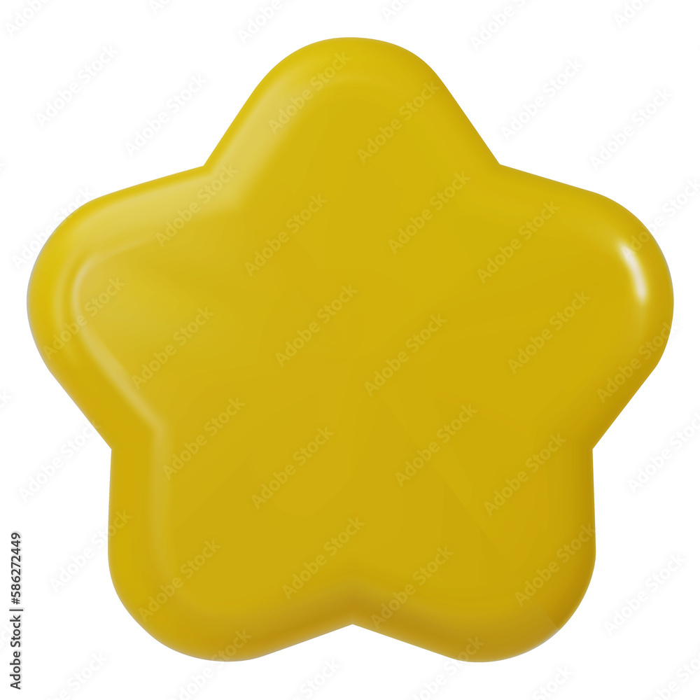 Premium of Yellow 3d stars icon for apps, products, websites, and mobile applications. Cute cartoon stars quality rating isolated on white background. 3D illustration. Premium of Yellow 3d stars icon for apps, products, websites, and mobile applications. Cute cartoon stars quality rating isolated on white background. 3D illustration.