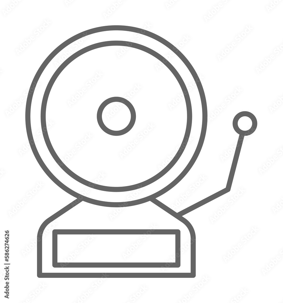 Emergencies, alarm icon. Element of emergencies icon. Thin line icon for website design and development, app development Emergencies, alarm icon. Element of emergencies icon. Thin line icon for website design and development, app development