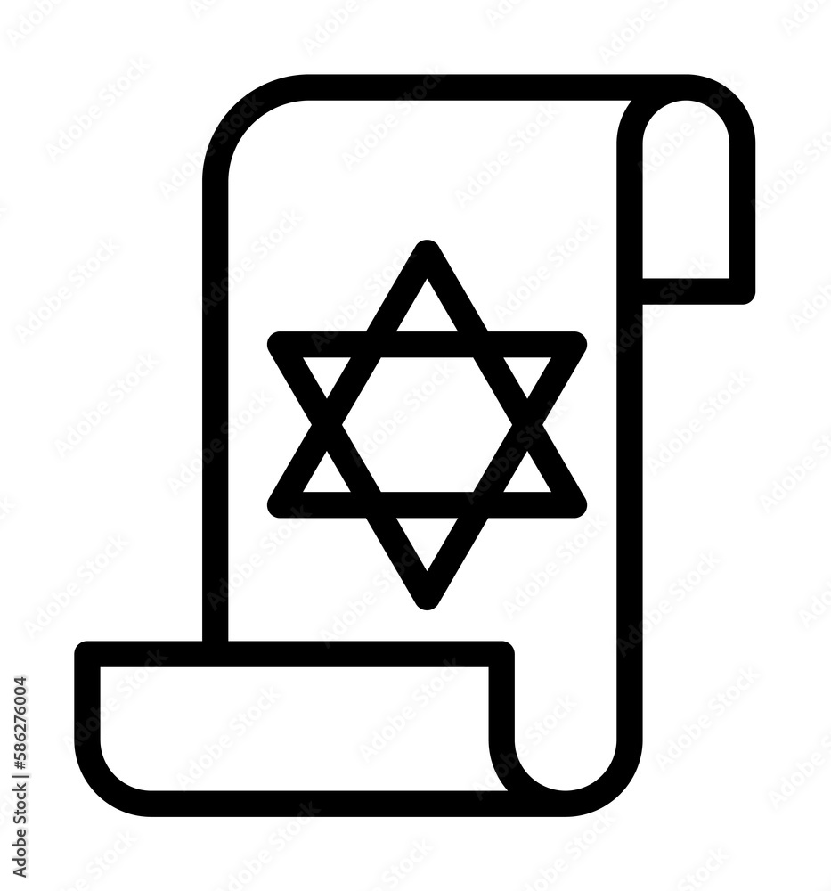 Parchment astrology icon. Simple line, outline elements of esoteric icons for ui and ux, website or mobile application Parchment astrology icon. Simple line, outline elements of esoteric icons for ui and ux, website or mobile application