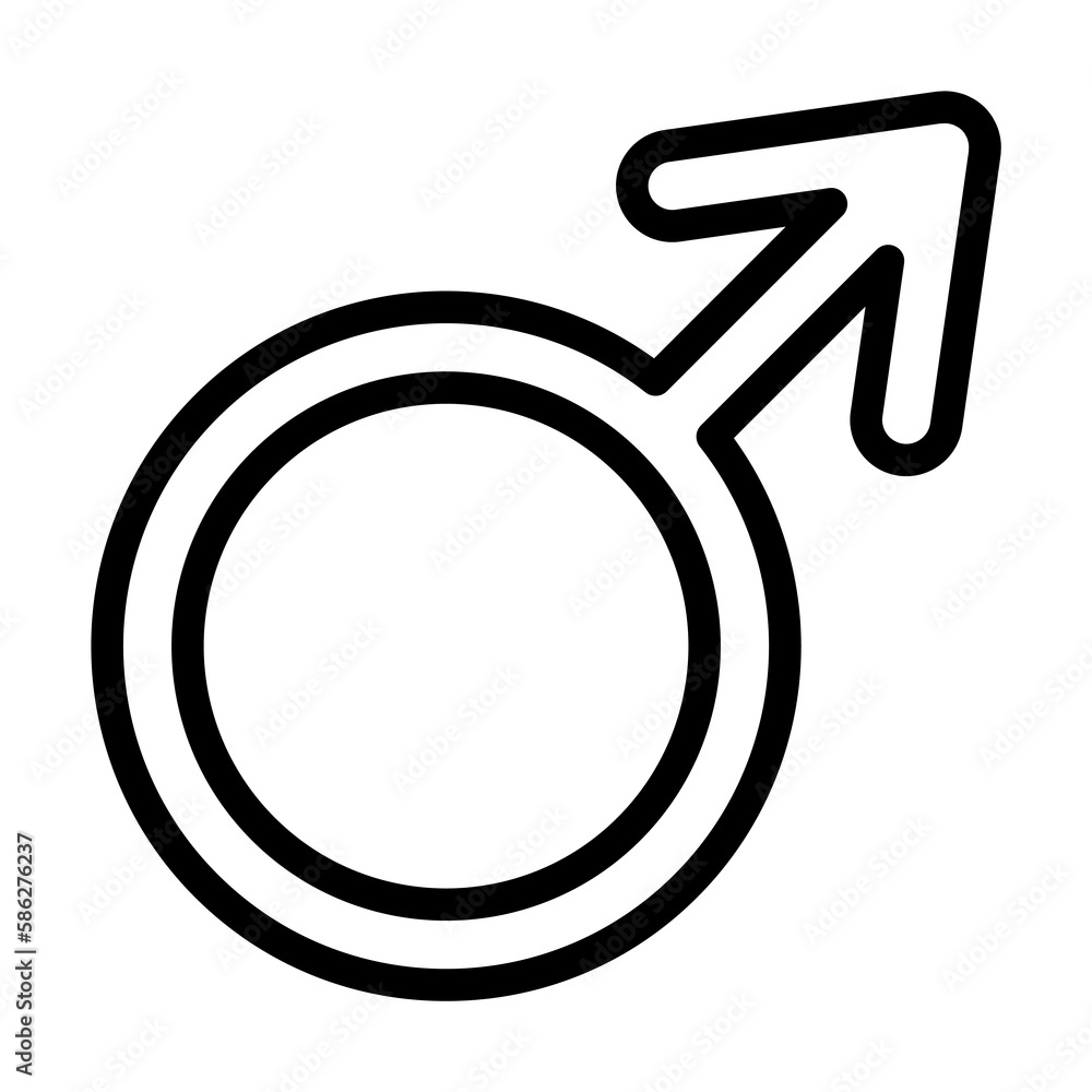 Symbol mars icon. Simple line, outline elements of esoteric icons for ui and ux, website or mobile application Symbol mars icon. Simple line, outline elements of esoteric icons for ui and ux, website or mobile application