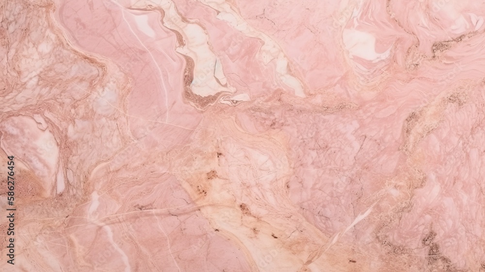 Beautiful Pink Marble Texture Background for Stylish and Chic Designs Generative AI 