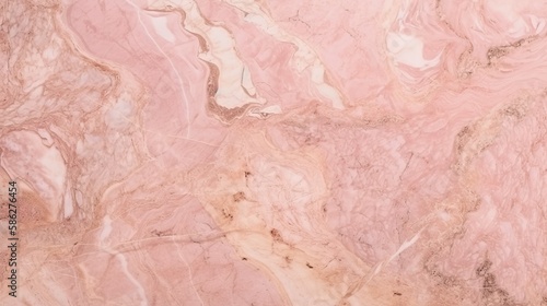 Beautiful Pink Marble Texture Background for Stylish and Chic Designs Generative AI 