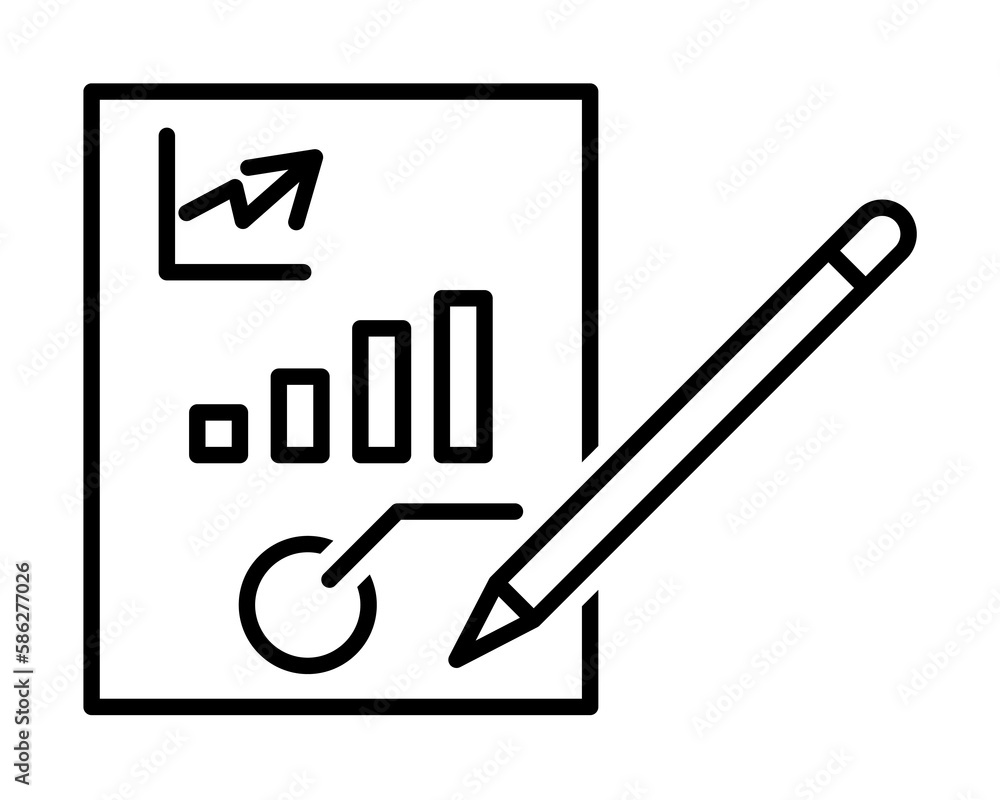 Financial analytics icon. Element of economy Financial analytics icon. Element of economy