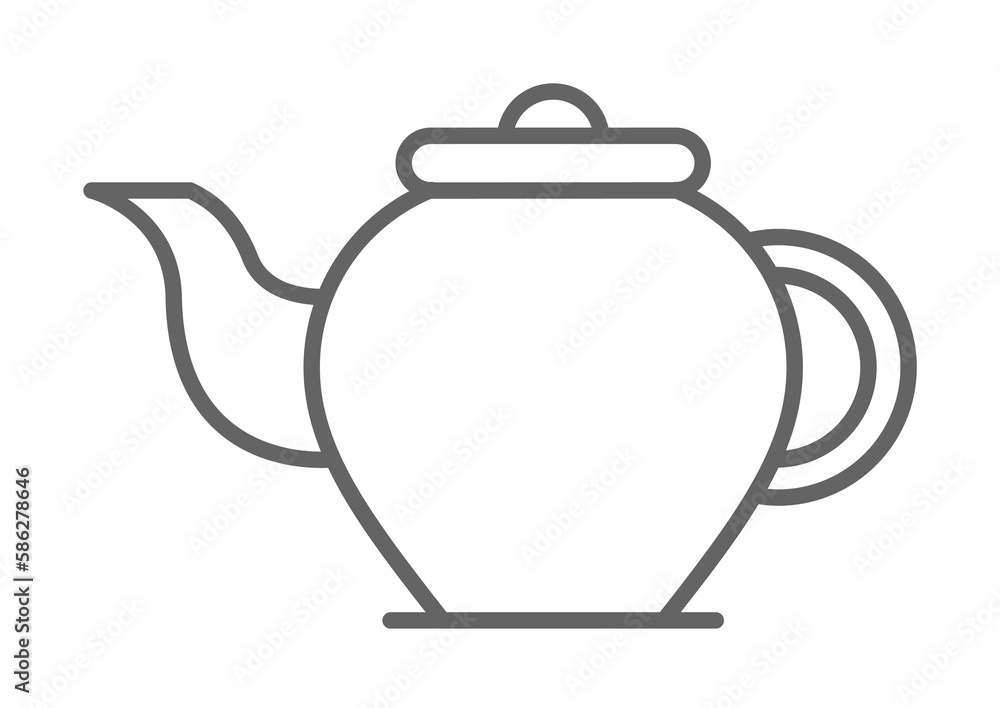 Teapot, Holland icon. Element of Holland icon. Thin line icon for website design and development, app development. Premium icon Teapot, Holland icon. Element of Holland icon. Thin line icon for website design and development, app development. Premium icon