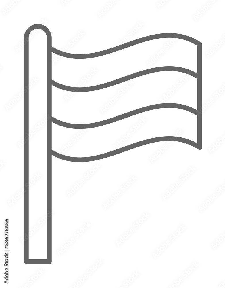 Netherlands flag icon. Element of Holland icon. Thin line icon for website design and development, app development. Premium icon Netherlands flag icon. Element of Holland icon. Thin line icon for website design and development, app development. Premium icon