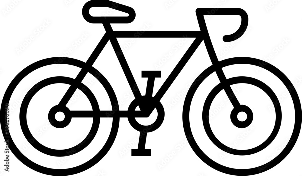 Bicycle icon. Ecology concept icon style Bicycle icon. Ecology concept icon style