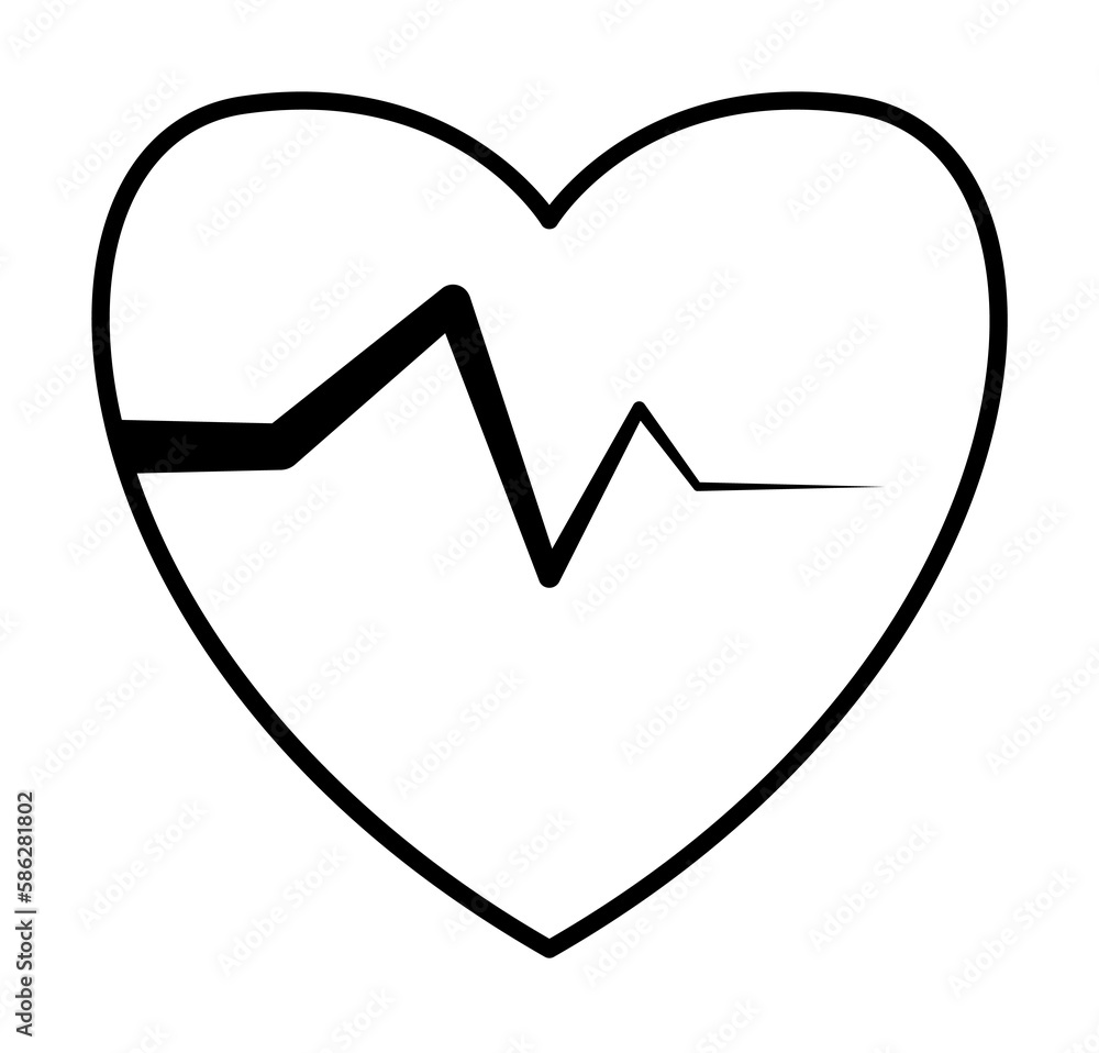 palpitation line icon. Element of insurance sign for mobile concept and web apps. Thin line palpitation icon can be used for web and mobile. Premium icon palpitation line icon. Element of insurance sign for mobile concept and web apps. Thin line palpitation icon can be used for web and mobile. Premium icon