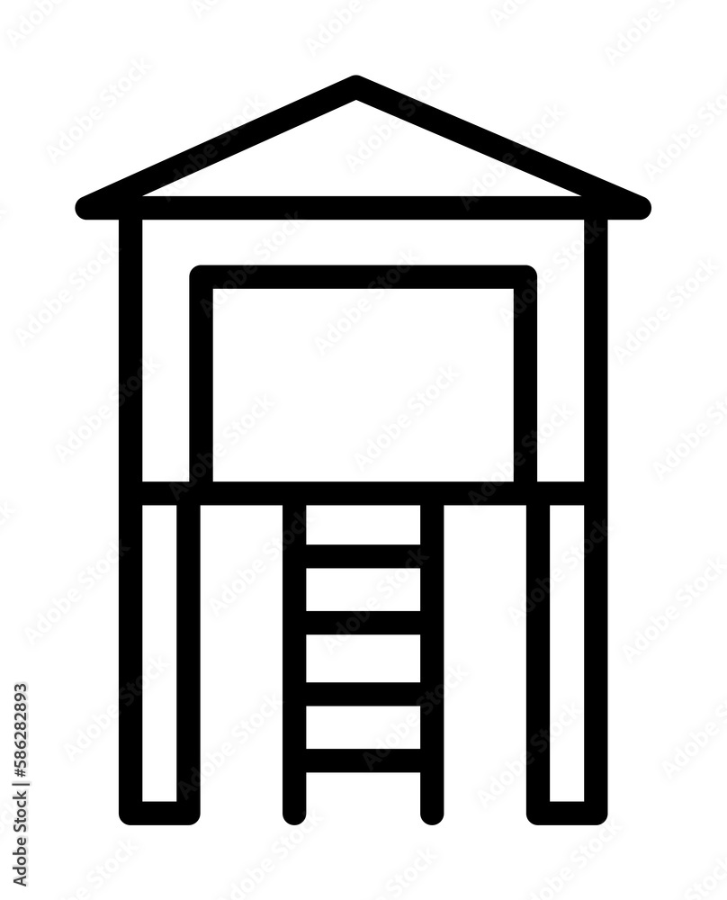 House, toy icon. Simple line, outline elements of kindergarten icons for ui and ux, website or mobile application House, toy icon. Simple line, outline elements of kindergarten icons for ui and ux, website or mobile application