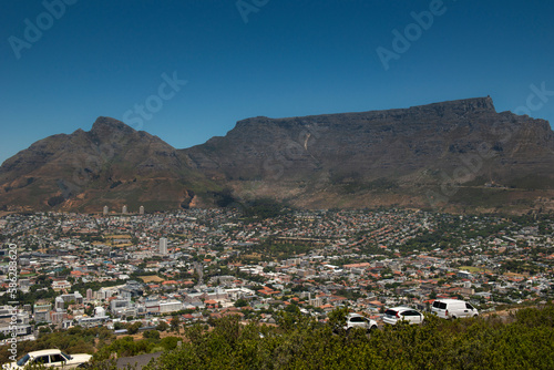 Panoramic view from Signal Hill, Cape Town © forcdan