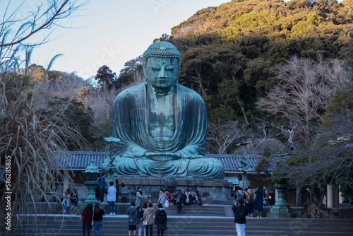 Great Buddha of Kotoku-in Temple in Kamakura Kanagawa Japan