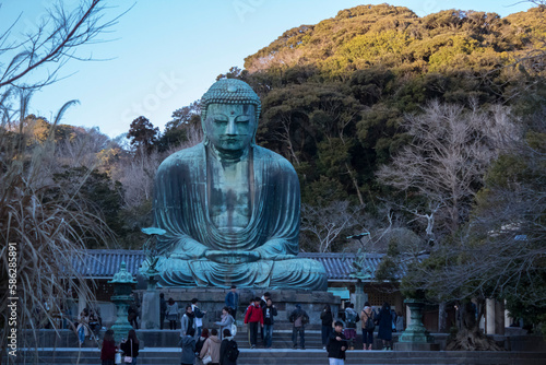 Great Buddha of Kotoku-in Temple in Kamakura Kanagawa Japan