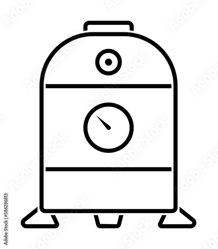 tank, plumbing, heating icon. Element of plumbing and heating icon for mobile concept and web apps. Detailed tank, plumbing, heating icon can be used for web and mobile