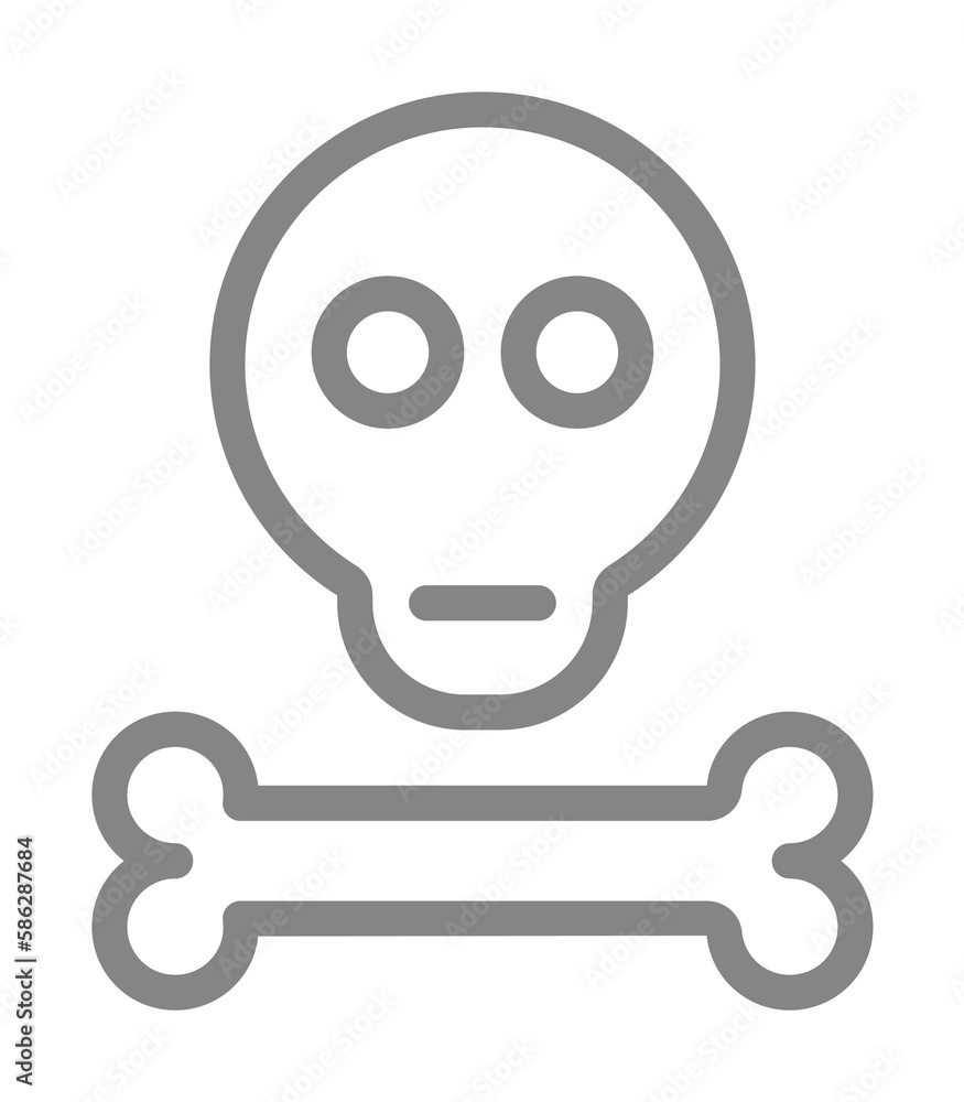 Death line icon. Element of pollution icon Death line icon. Element of pollution icon