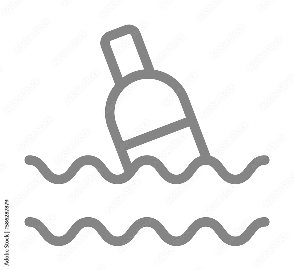Pet, pollution line icon. Element of pollution icon Pet, pollution line icon. Element of pollution icon