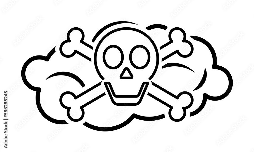 skull, dangerous, poison icon. Element of earth pollution icon for mobile concept and web apps. Detailed skull, dangerous, poison icon can be used for web and mobile skull, dangerous, poison icon. Element of earth pollution icon for mobile concept and web apps. Detailed skull, dangerous, poison icon can be used for web and mobile