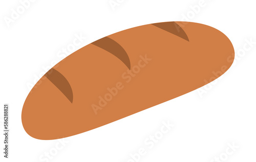 bread colored illustration. Element of colored food icon for mobile concept and web apps. Detailed bread icon can be used for web and mobile