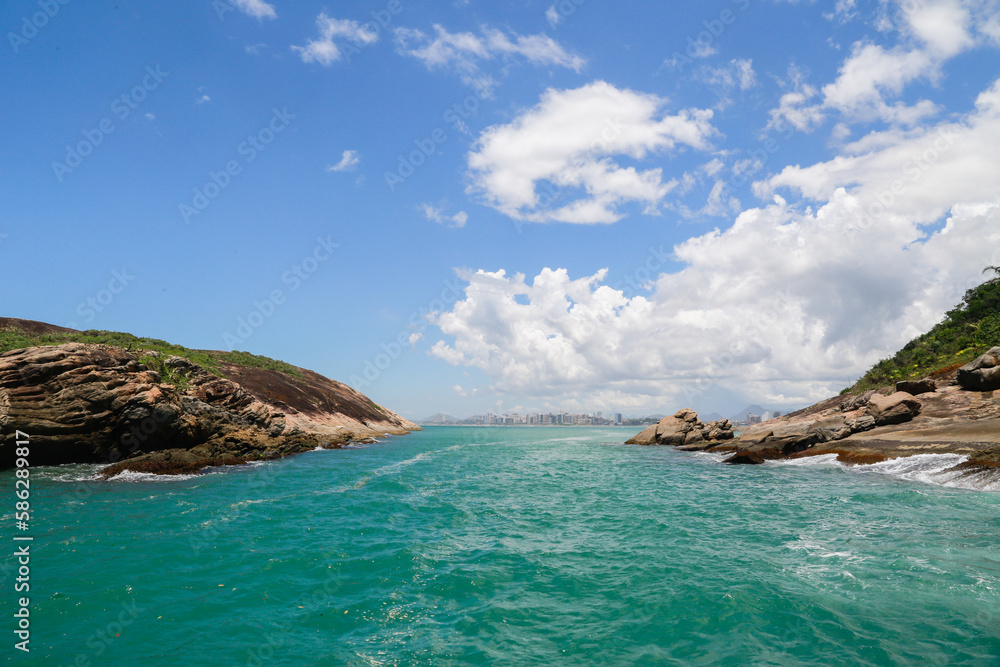 Ilhas tropicais, mar do Brasil