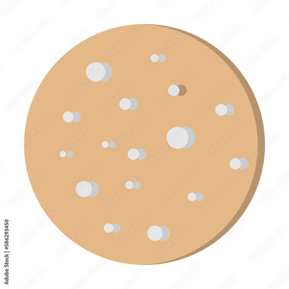 Moon craters icon. Simple line, outline of two color weather icons for ui and ux, website or mobile application Moon craters icon. Simple line, outline of two color weather icons for ui and ux, website or mobile application