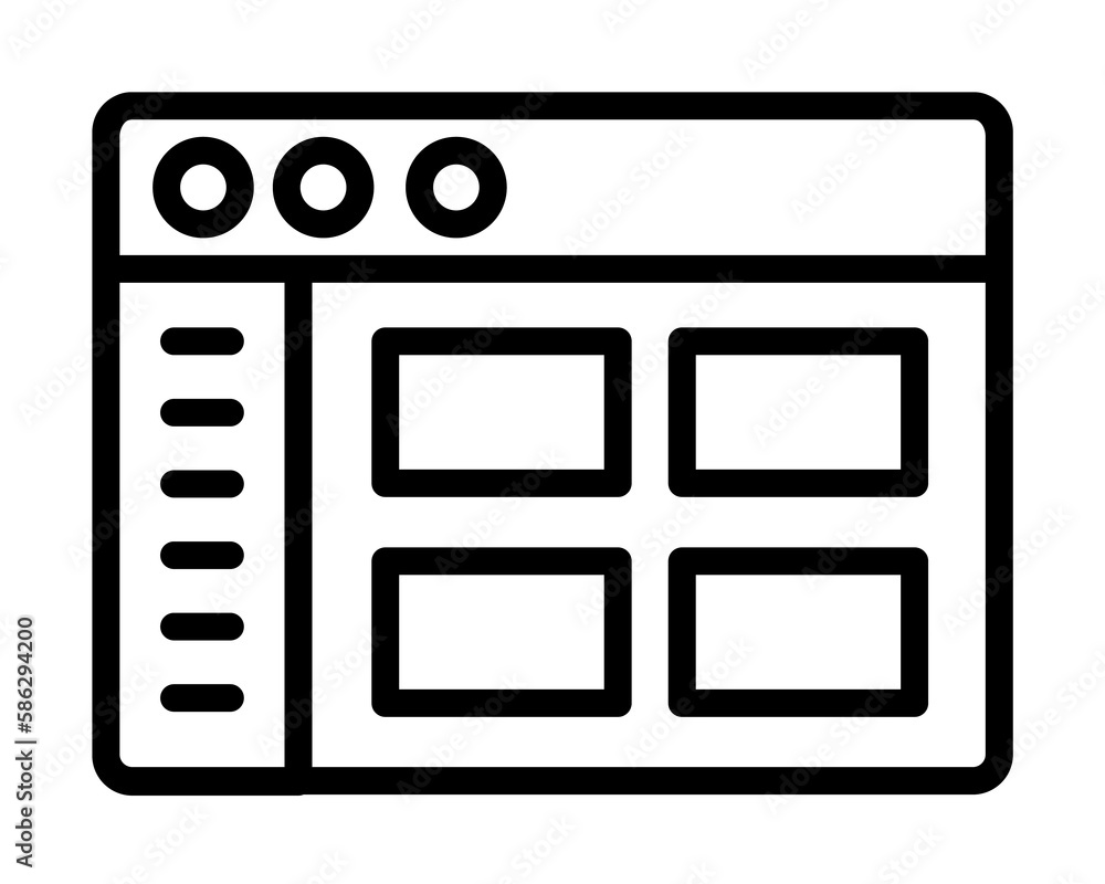 Browser, web site, pictures icon. Simple line, outline elements of internet explorer icons for ui and ux, website or mobile application Browser, web site, pictures icon. Simple line, outline elements of internet explorer icons for ui and ux, website or mobile application