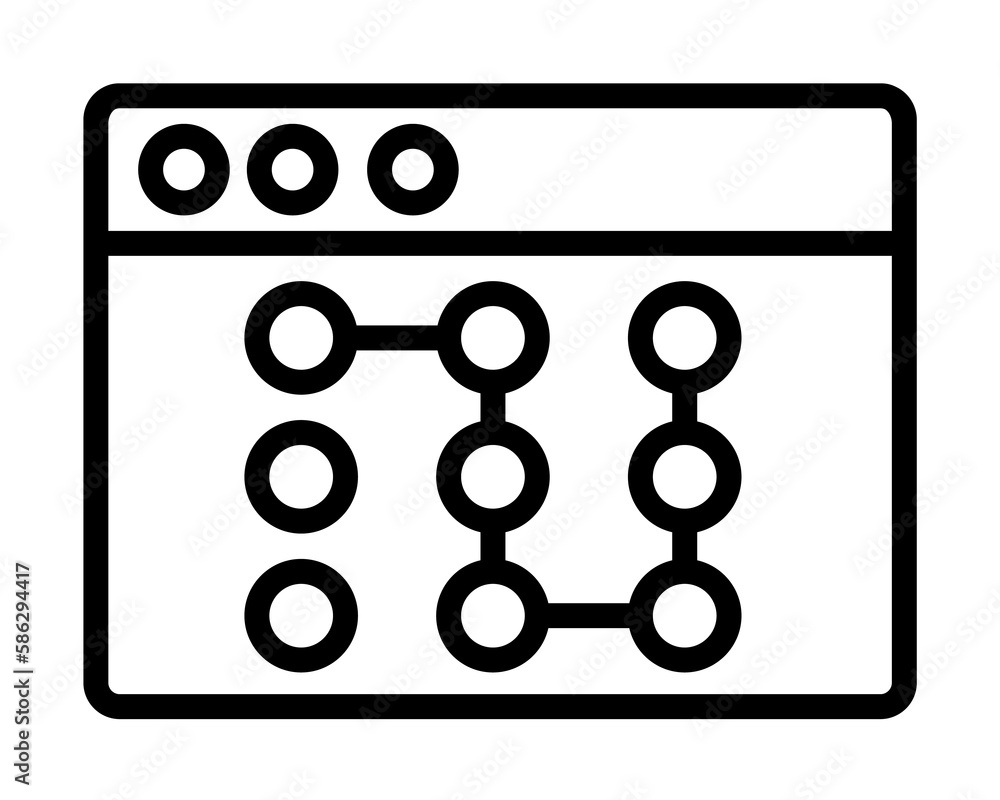 Browser, web site, password icon. Simple line, outline elements of internet explorer icons for ui and ux, website or mobile application Browser, web site, password icon. Simple line, outline elements of internet explorer icons for ui and ux, website or mobile application
