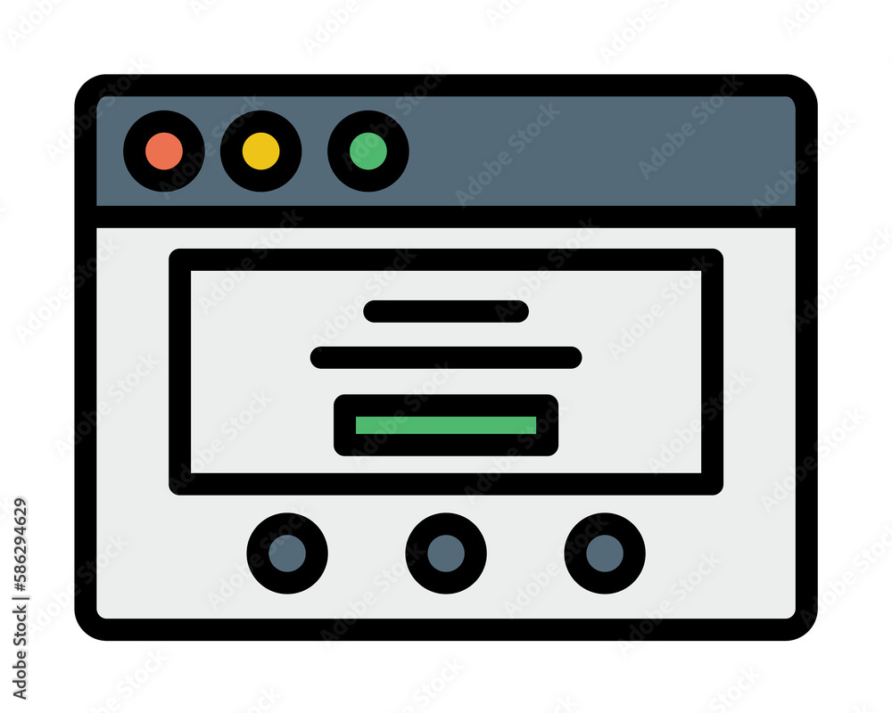 Browser, web site, interface icon. Simple color with outline elements of internet explorer icons for ui and ux, website or mobile application Browser, web site, interface icon. Simple color with outline elements of internet explorer icons for ui and ux, website or mobile application
