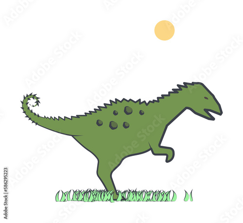 coritosaurus cartoon icon. Element of Jurassic period icon for mobile concept and web apps. Color cartoon coritosaurus icon can be used for web and mobile