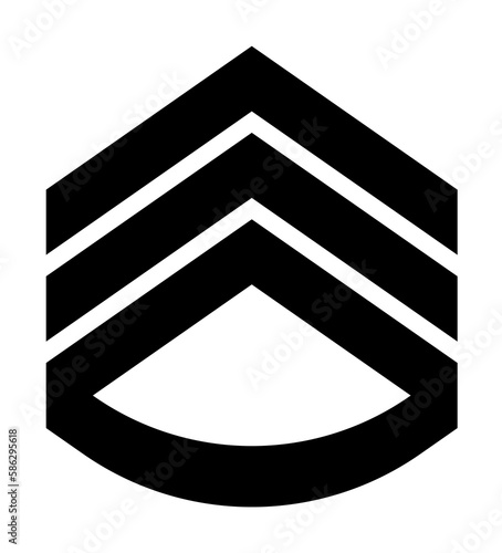 rank in epaulettes icon. Element of military for mobile concept and web apps. Detailed rank in epaulettes icon can be used for web and mobile. Premium icon