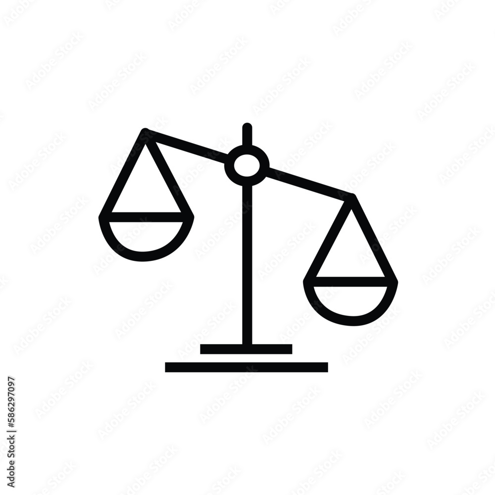 scale icon vector logo template scale icon vector logo template