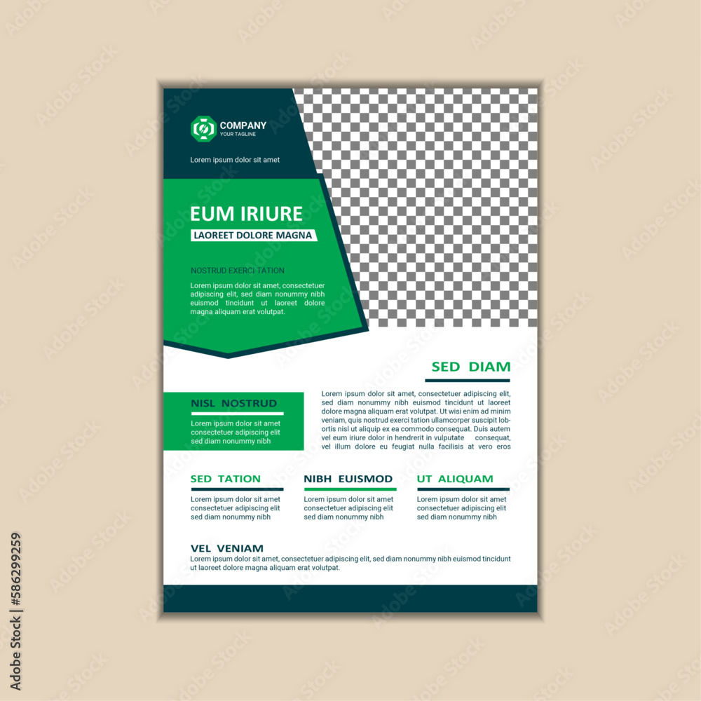 Vector corporate business flyer design template, simple and clean a4 size with bleed. Vector corporate business flyer design template, simple and clean a4 size with bleed.