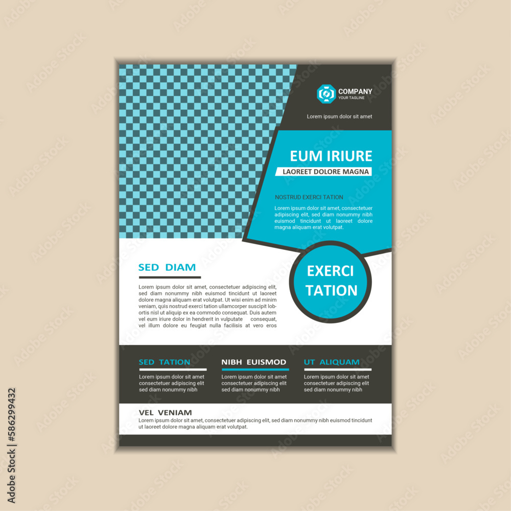 Vector corporate business flyer design template, simple and clean a4 size with bleed. Vector corporate business flyer design template, simple and clean a4 size with bleed.