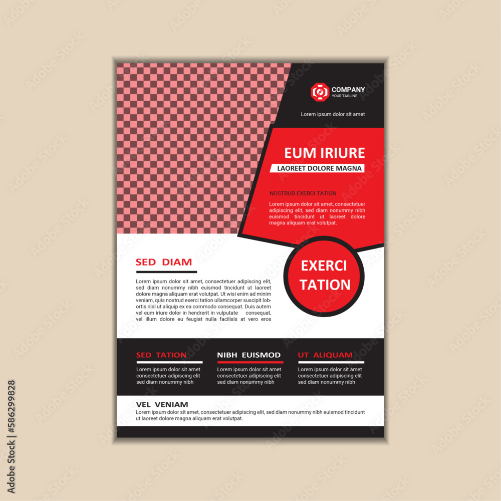 Vector corporate business flyer design template, simple and clean a4 size with bleed. Vector corporate business flyer design template, simple and clean a4 size with bleed.
