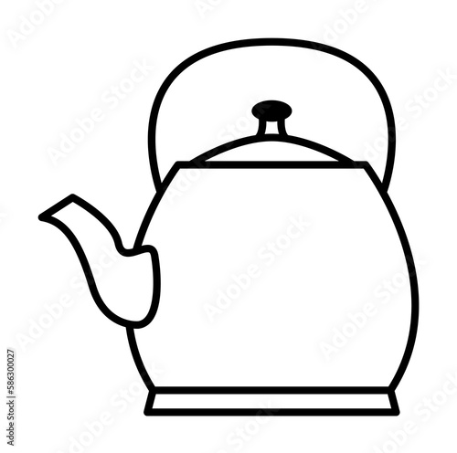 kettle icon. Element of food icon for mobile concept and web apps. Thin line kettle icon can be used for web and mobile