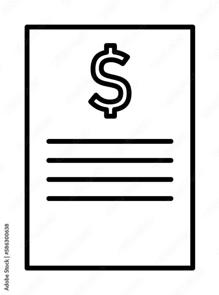 money contract icon. Element of mobile banking for smart concept and web apps. Thin line money contract icon can be used for web and mobile money contract icon. Element of mobile banking for smart concept and web apps. Thin line money contract icon can be used for web and mobile