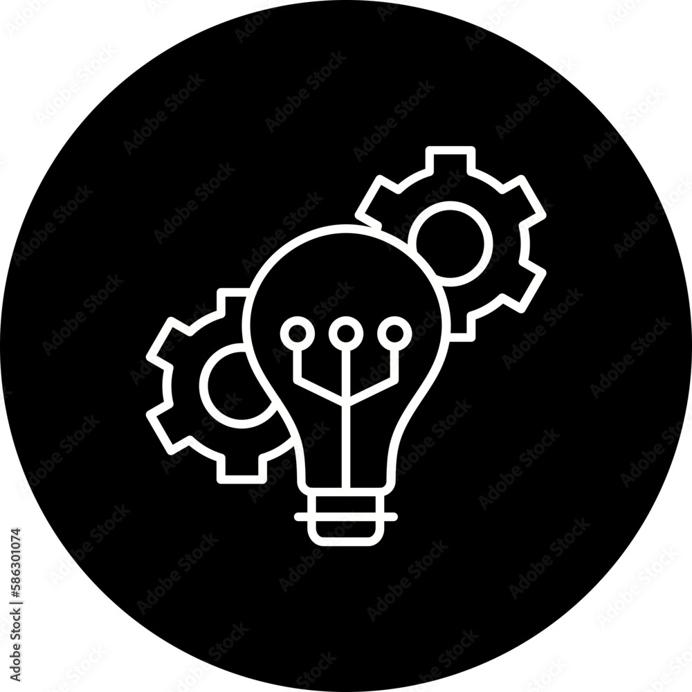 Innovation Line Inverted Icon Innovation Line Inverted Icon