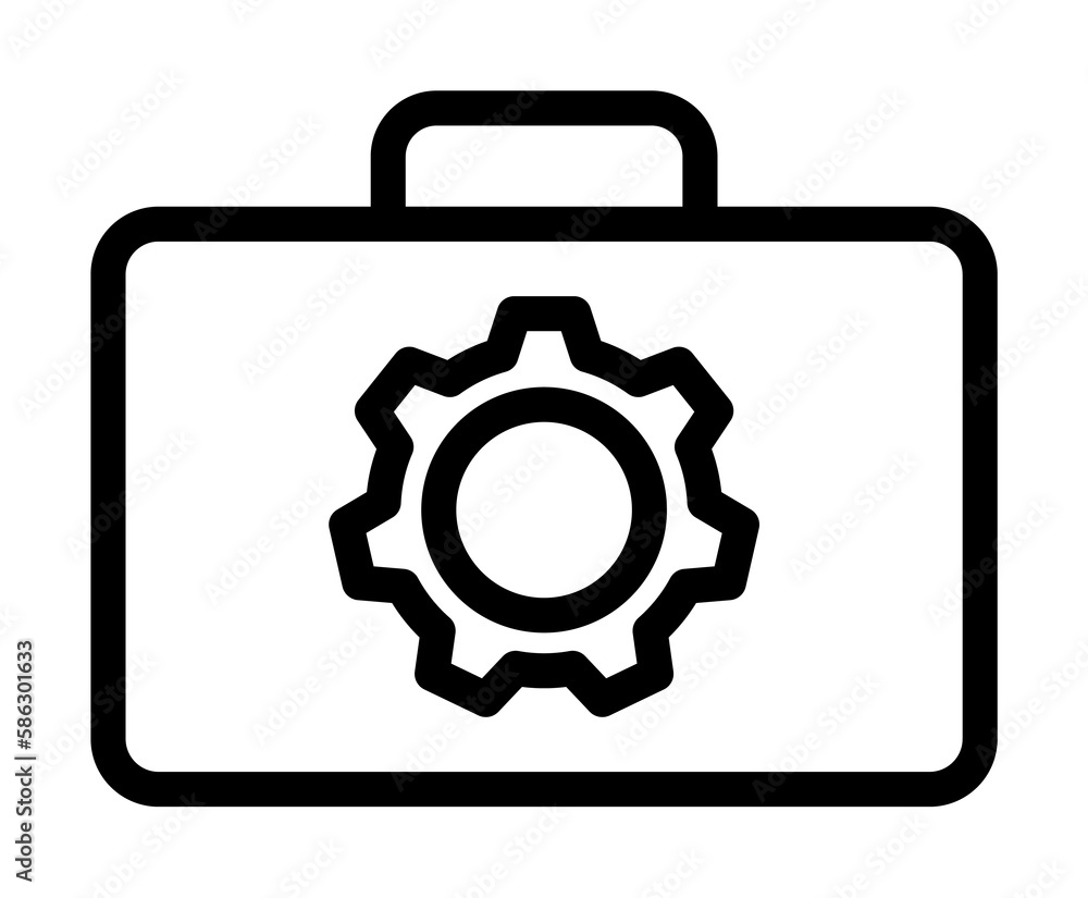a suitcase with a mechanism icon. Element of science icon for mobile concept and web apps. Thin line a suitcase with a mechanism icon can be used for web and mobile a suitcase with a mechanism icon. Element of science icon for mobile concept and web apps. Thin line a suitcase with a mechanism icon can be used for web and mobile