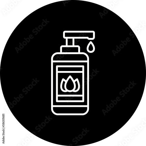 Lotion Line Inverted Icon