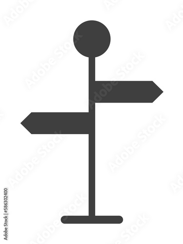 road signboard icon. One of the collection icons for websites, web design, mobile app