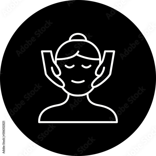 Free Download Massage Line Inverted Icon - GFXLoad