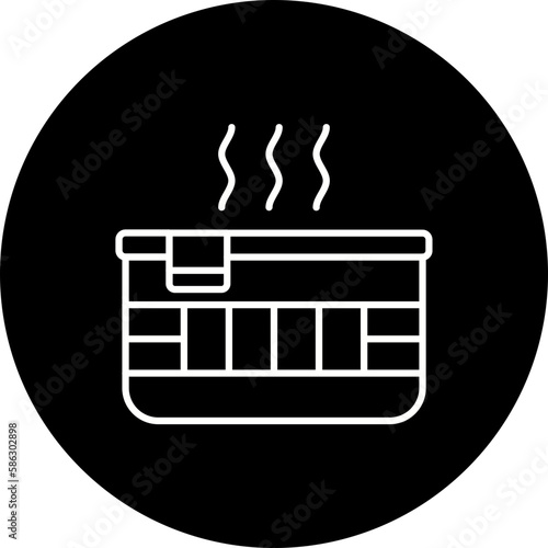 Jacuzzi Line Inverted Icon