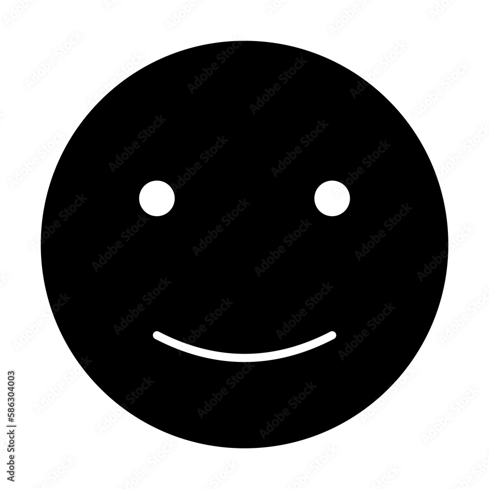 joyful smiley icon. Element of web icon with one color for mobile concept and web apps. Isolated joyful smiley icon can be used for web and mobile joyful smiley icon. Element of web icon with one color for mobile concept and web apps. Isolated joyful smiley icon can be used for web and mobile