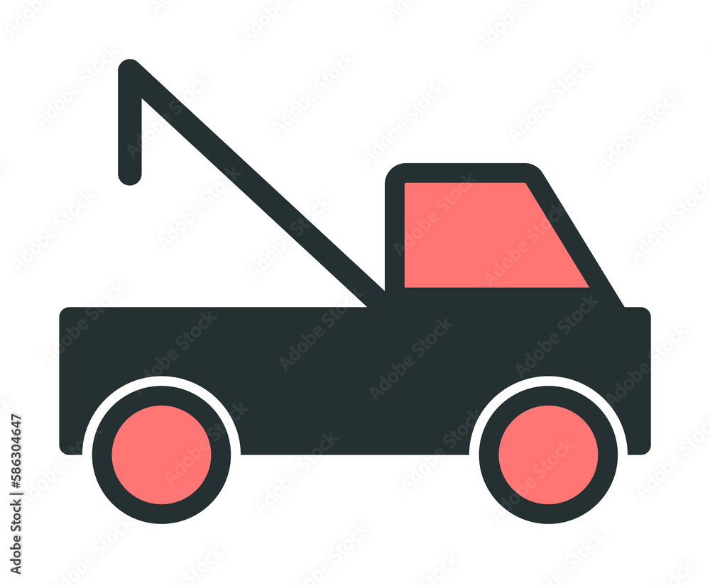 wrecker icon. Element of web icon with one color for mobile concept and web apps. Isolated wrecker icon can be used for web and mobile wrecker icon. Element of web icon with one color for mobile concept and web apps. Isolated wrecker icon can be used for web and mobile