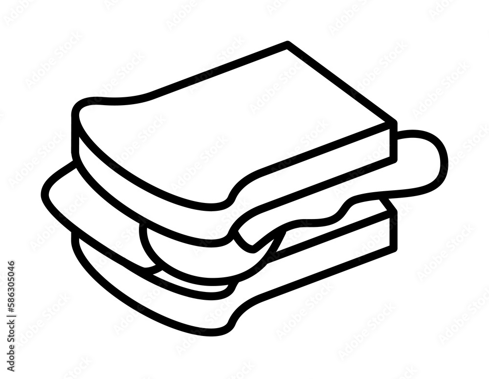 sandwich icon. Element of fast food for mobile concept and web apps icon. Thin line icon for website design and development, app development sandwich icon. Element of fast food for mobile concept and web apps icon. Thin line icon for website design and development, app development