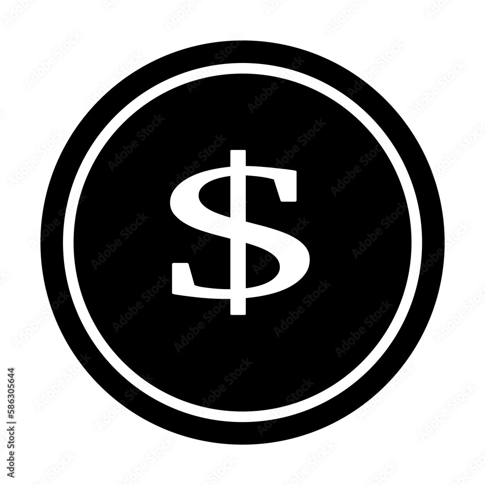 dollar coin icon. Element of banking and finance icon for mobile concept and web apps. Glyph style dollar coin icon can be used for web and mobile. Premium icon dollar coin icon. Element of banking and finance icon for mobile concept and web apps. Glyph style dollar coin icon can be used for web and mobile. Premium icon