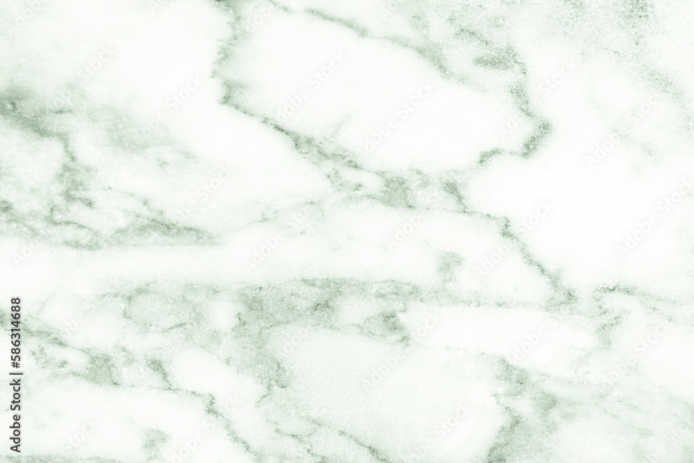 Obraz premium Green white marble wall surface gray pattern graphic abstract light elegant for do floor plan ceramic counter texture tile silver background.