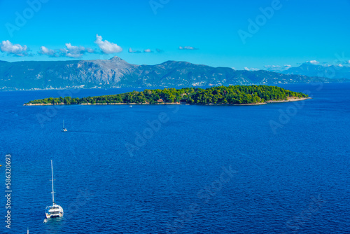 Vido island near Corfu in Greece photo