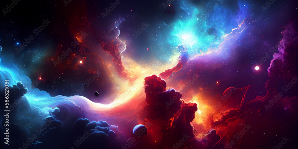 space galaxy background, Galaxy background, Starry cosmic nebula and deep space universe galaxies.